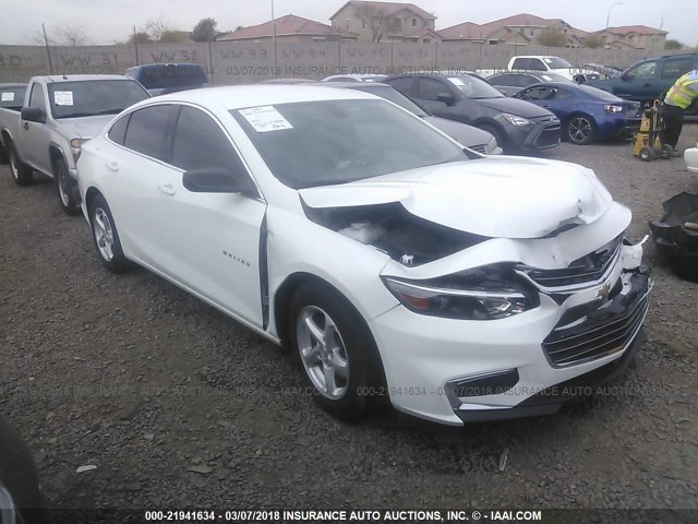 1G1ZB5ST2GF209844 - 2016 CHEVROLET MALIBU LS თეთრი ფოტო 1