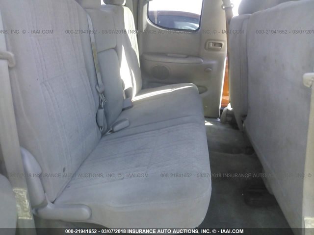5TBRT34156S481364 - 2006 TOYOTA TUNDRA ACCESS CAB SR5 SILVER photo 8