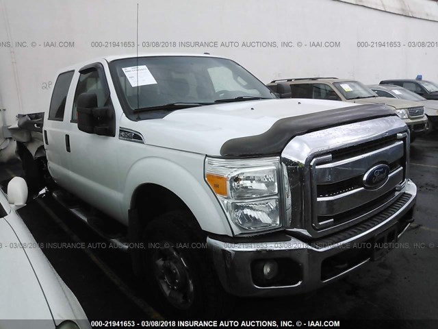 1FT8W3B62CEB51286 - 2012 FORD F350 SUPER DUTY WHITE photo 1