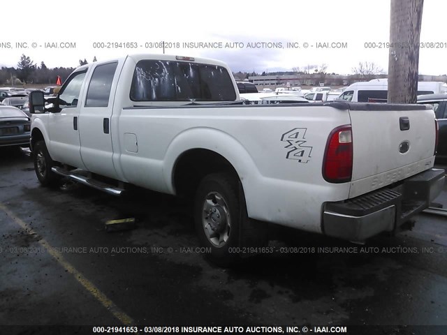 1FT8W3B62CEB51286 - 2012 FORD F350 SUPER DUTY WHITE photo 3