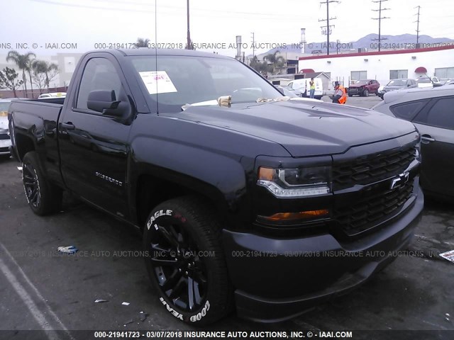 1GCNCNEC4HZ392694 - 2017 CHEVROLET SILVERADO C1500/C1500  LS BLACK photo 1