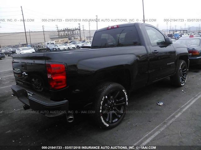 1GCNCNEC4HZ392694 - 2017 CHEVROLET SILVERADO C1500/C1500  LS BLACK photo 4