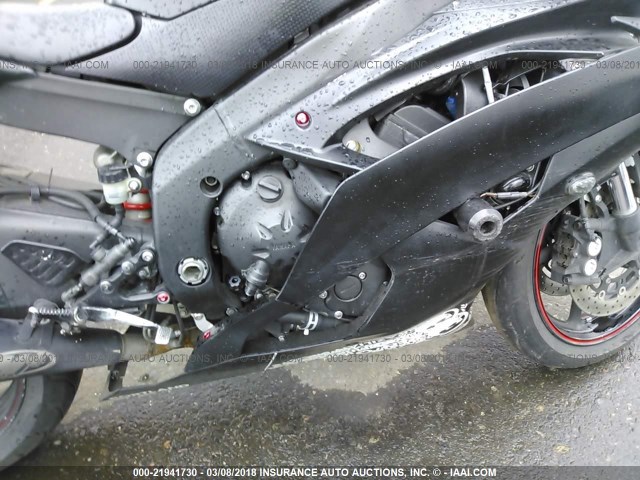 JYARJ16E8CA025454 - 2012 YAMAHA YZFR6 BLACK photo 8