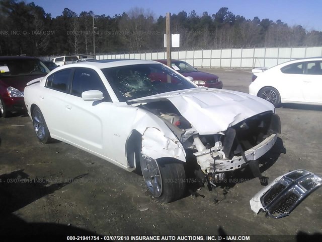 2B3CL5CT1BH610075 - 2011 DODGE CHARGER R/T WHITE photo 1