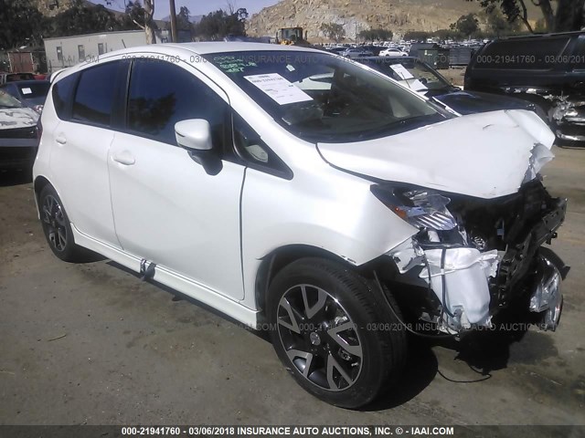 3N1CE2CP2GL371275 - 2016 NISSAN VERSA NOTE S/S PLUS/SV/SL/SR WHITE photo 1