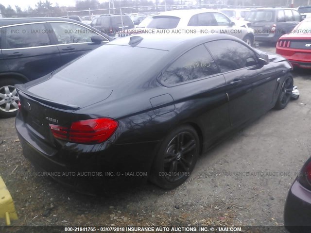 WBA3N5C52EF715771 - 2014 BMW 428 XI BLACK photo 4