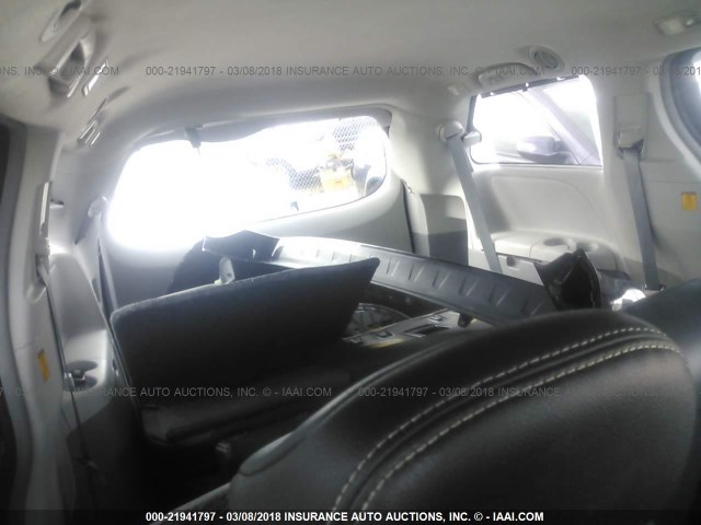 5TDXK3DC8CS279634 - 2012 TOYOTA SIENNA SPORT BLACK photo 8