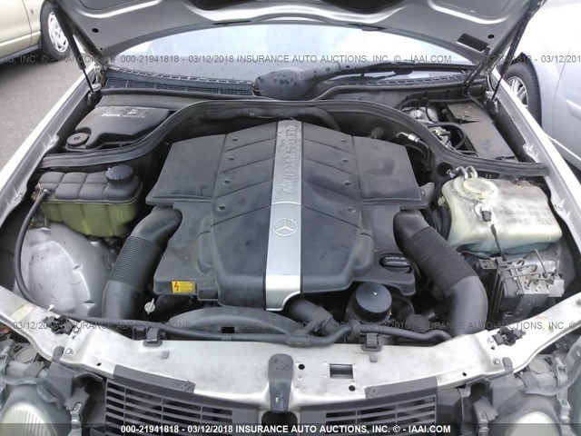 WDBLK70G7YT038928 - 2000 MERCEDES-BENZ CLK 430 SILVER photo 10