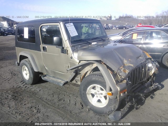 1J4FA44S46P711219 - 2006 JEEP WRANGLER / TJ UNLIMITED TAN photo 1