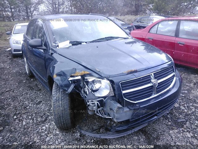 1B3HB48B87D255395 - 2007 DODGE CALIBER SXT BLUE photo 1