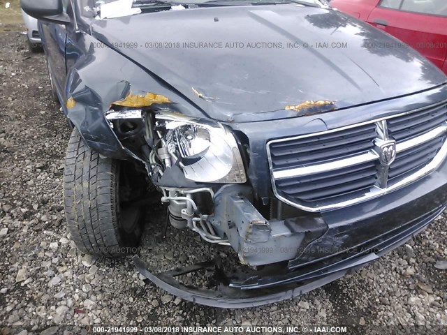 1B3HB48B87D255395 - 2007 DODGE CALIBER SXT BLUE photo 6