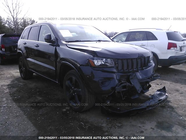 1C4RJFAG0EC546449 - 2014 JEEP GRAND CHEROKEE LAREDO BLACK photo 1