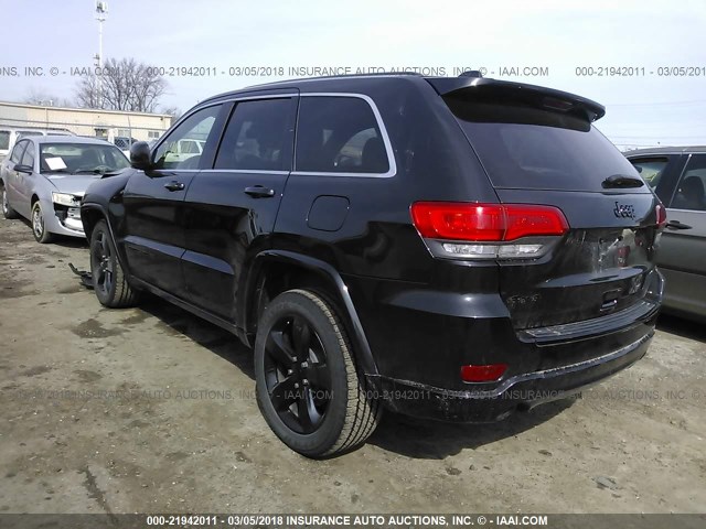 1C4RJFAG0EC546449 - 2014 JEEP GRAND CHEROKEE LAREDO BLACK photo 3