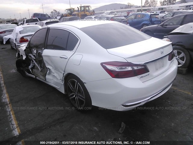 1HGCR2F51HA205786 - 2017 HONDA ACCORD SPORT 白色 照片 3