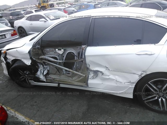 1HGCR2F51HA205786 - 2017 HONDA ACCORD SPORT 白色 照片 6