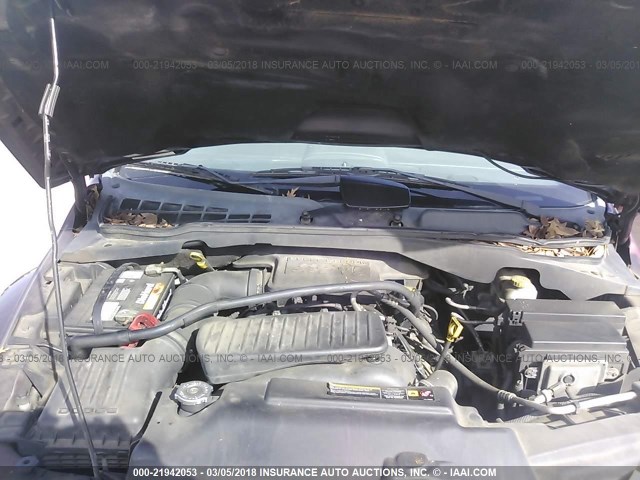 1D4HB58D04F148298 - 2004 DODGE DURANGO LIMITED BURGUNDY photo 10