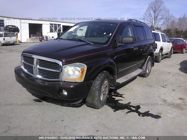 1D4HB58D04F148298 - 2004 DODGE DURANGO LIMITED BURGUNDY photo 2