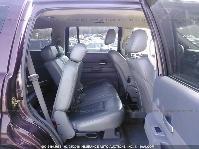 1D4HB58D04F148298 - 2004 DODGE DURANGO LIMITED BURGUNDY photo 8