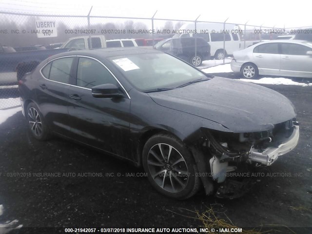 19UUB3F56FA001674 - 2015 ACURA TLX TECH GRAY photo 1