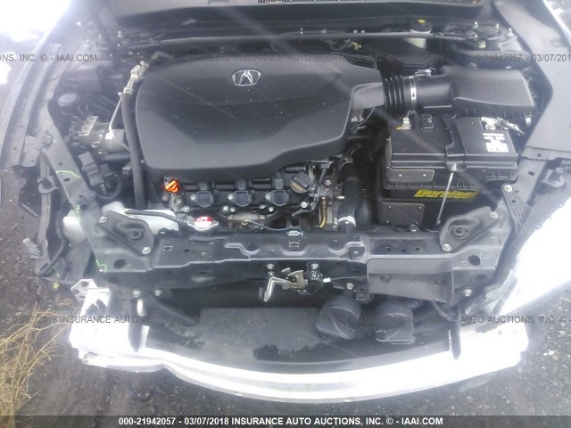 19UUB3F56FA001674 - 2015 ACURA TLX TECH GRAY photo 10