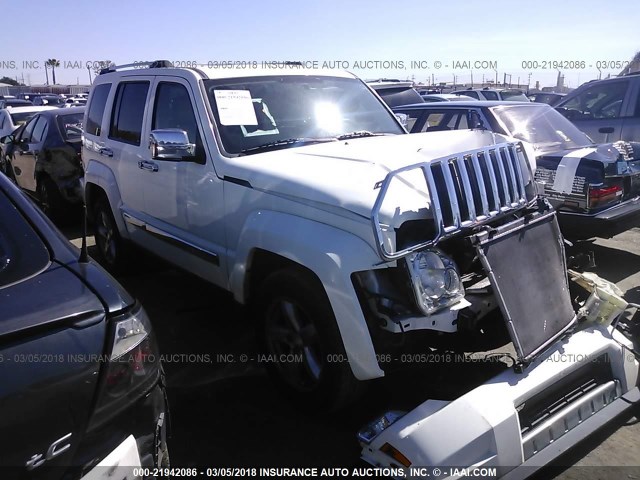 1J4PP5GK6AW106802 - 2010 JEEP LIBERTY LIMITED WHITE photo 1