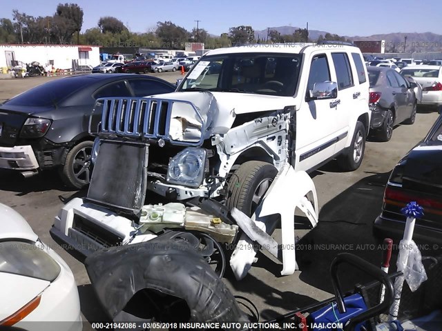 1J4PP5GK6AW106802 - 2010 JEEP LIBERTY LIMITED WHITE photo 2