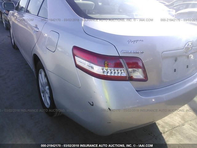 4T4BF3EK3AR055038 - 2010 TOYOTA CAMRY SE/LE/XLE 银色 照片 6