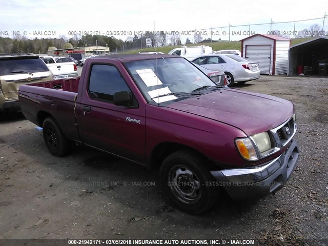 1N6DD21S8WC371705 - 1998 NISSAN FRONTIER XE RED photo 1