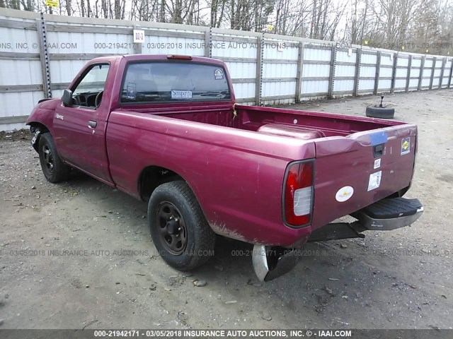 1N6DD21S8WC371705 - 1998 NISSAN FRONTIER XE RED photo 3