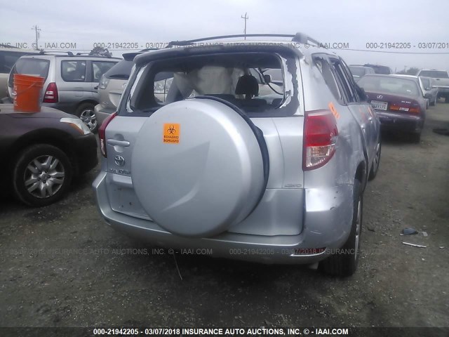 JTMBD31V885159081 - 2008 TOYOTA RAV4 LIMITED SILVER photo 4