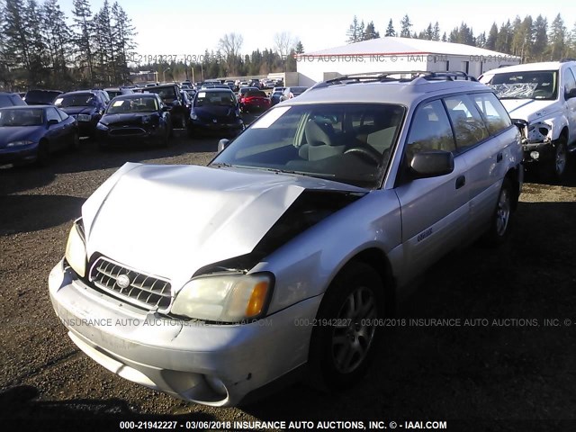 4S3BH675747622372 - 2004 SUBARU LEGACY OUTBACK AWP 银色 照片 2