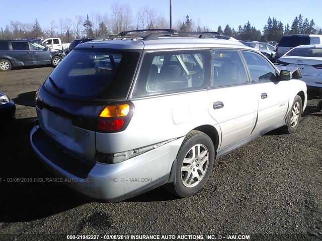 4S3BH675747622372 - 2004 SUBARU LEGACY OUTBACK AWP 银色 照片 4