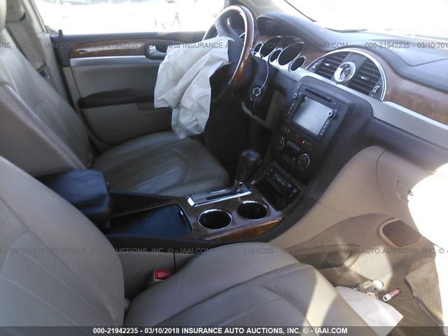 5GAEV23738J142765 - 2008 BUICK ENCLAVE CXL BROWN photo 5