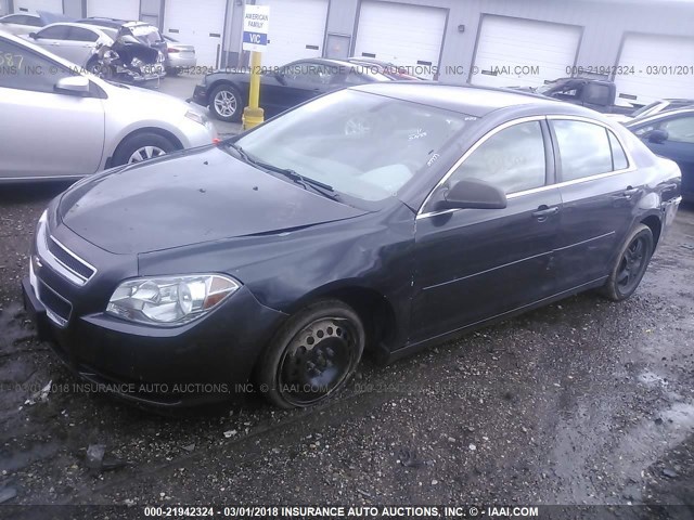 1G1ZB5E12BF266967 - 2011 CHEVROLET MALIBU LS 黑色 照片 2
