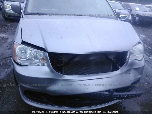 2C4RDGCG2ER214806 - 2014 DODGE GRAND CARAVAN SXT GRAY photo 6