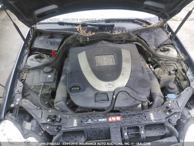 WDBTJ72H79F263598 - 2009 MERCEDES-BENZ CLK 550 GRAY photo 10