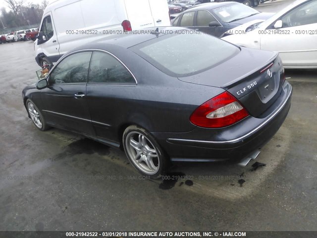 WDBTJ72H79F263598 - 2009 MERCEDES-BENZ CLK 550 GRAY photo 3