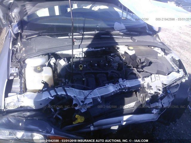 1FADP3N25HL268244 - 2017 FORD FOCUS TITANIUM SILVER photo 10