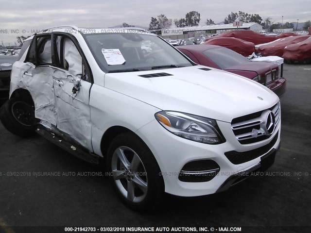 4JGDA5JB2HA984586 - 2017 MERCEDES-BENZ GLE 350 WHITE photo 1