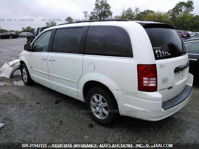 2A8HR54P68R782733 - 2008 CHRYSLER TOWN & COUNTRY TOURING WHITE photo 3