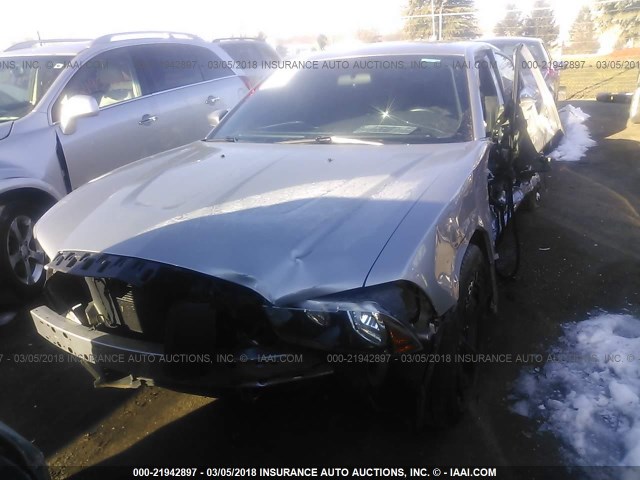 2C3CDXBG2EH174941 - 2014 DODGE CHARGER SE GRAY photo 2
