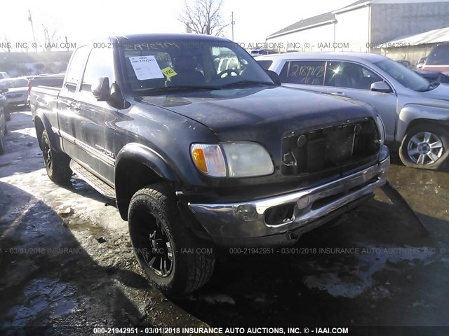 5TBBT4819YS055715 - 2000 TOYOTA TUNDRA ACCESS CAB LIMITED BLACK photo 1