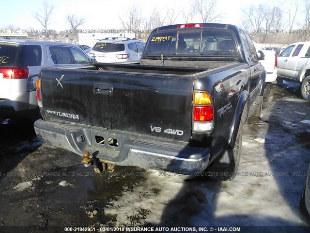 5TBBT4819YS055715 - 2000 TOYOTA TUNDRA ACCESS CAB LIMITED BLACK photo 4