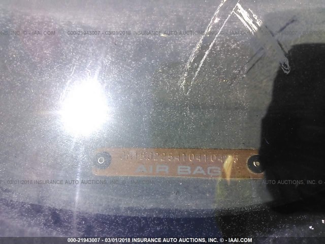 JM1BJ225410410425 - 2001 MAZDA PROTEGE LX/ES მწვანე ფოტო 9