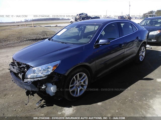 1G11C5SL9EF302657 - 2014 CHEVROLET MALIBU 1LT 蓝色 照片 2