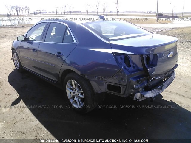 1G11C5SL9EF302657 - 2014 CHEVROLET MALIBU 1LT 蓝色 照片 3