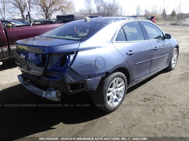 1G11C5SL9EF302657 - 2014 CHEVROLET MALIBU 1LT 蓝色 照片 4