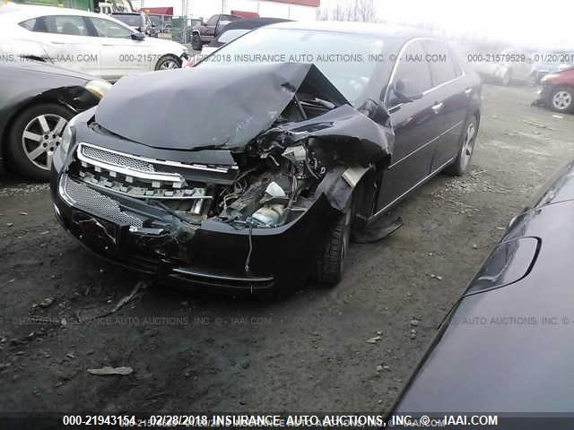 1G1ZC5E05CF120858 - 2012 CHEVROLET MALIBU 1LT 黑色 照片 2