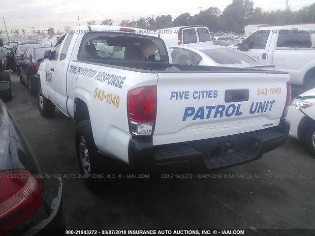 5TFRX5GN4GX071897 - 2016 TOYOTA TACOMA ACCESS CAB/SR/SR5 白色 照片 3