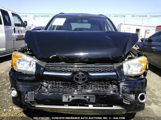 JTMDF4DV5A5025512 - 2010 TOYOTA RAV4 LIMITED BLACK photo 6